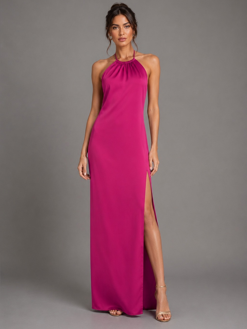 Katie May Cher Pink Maxi Dress Medium B2472